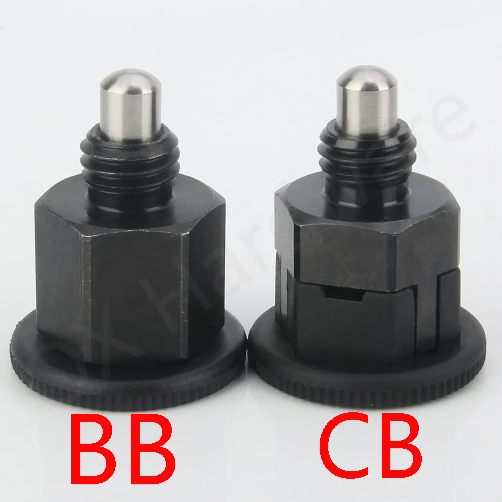 QX213 Self-locking Knob Plunger Fixed Position Dowel Locking Spring Screw Mini Type All Stainless Steel Indexing Plungers