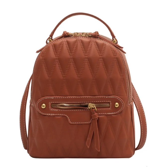 

2022 Backpack Women PU Shoulder Bag For Teenage Bagpack Female Ladies Backpack