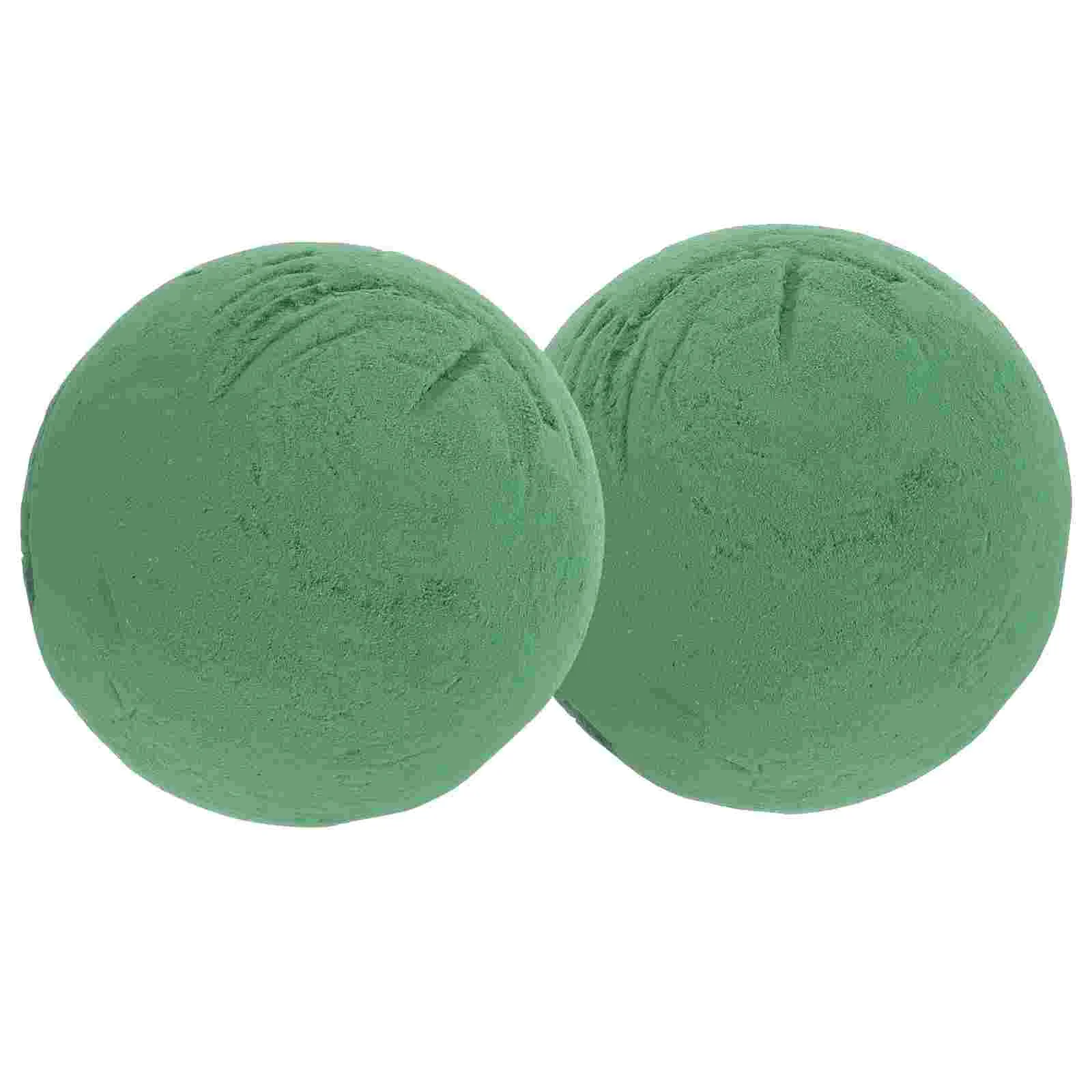 

2 Pcs Flower Mud Greenery Decor Florist Foam Bouquet Wet Ball Sphere Foams Phenolic Resin