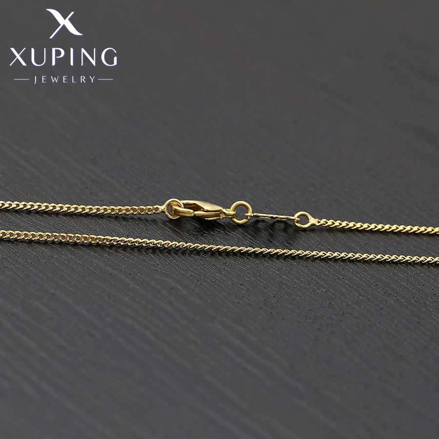 Xuping Jewelry Store Chains 45cm Simple Accessories Copper