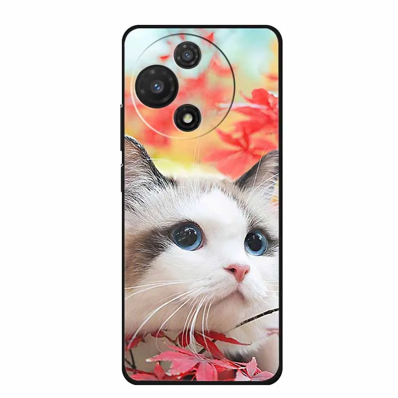Shockproof Black Silicone TPU Soft Back Cover - Durable Phone Case