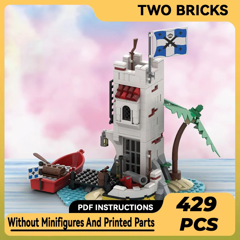 

Technical Moc Bricks Castle Model Sabre Island Remake Modular Building Blocks Gifts Toys For Children DIY Sets Assembling