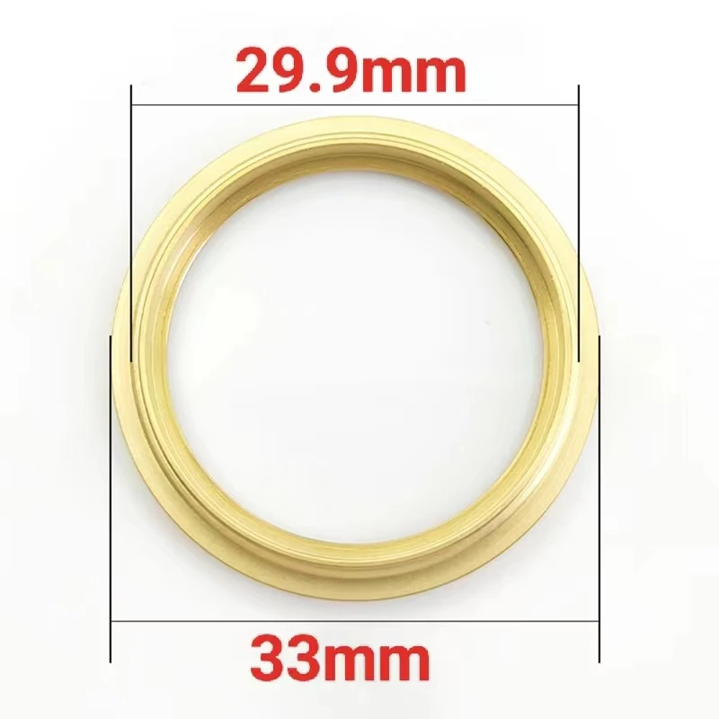 33mm Watch Case Back Cover Transparent Sapphire Glass Back Fits SKX007 SRPD Turtle 6105 Tuna Monster NH35 NH36 Watch Case, watch accessories,watch case,watch protective case,watch cover,watch protective cover