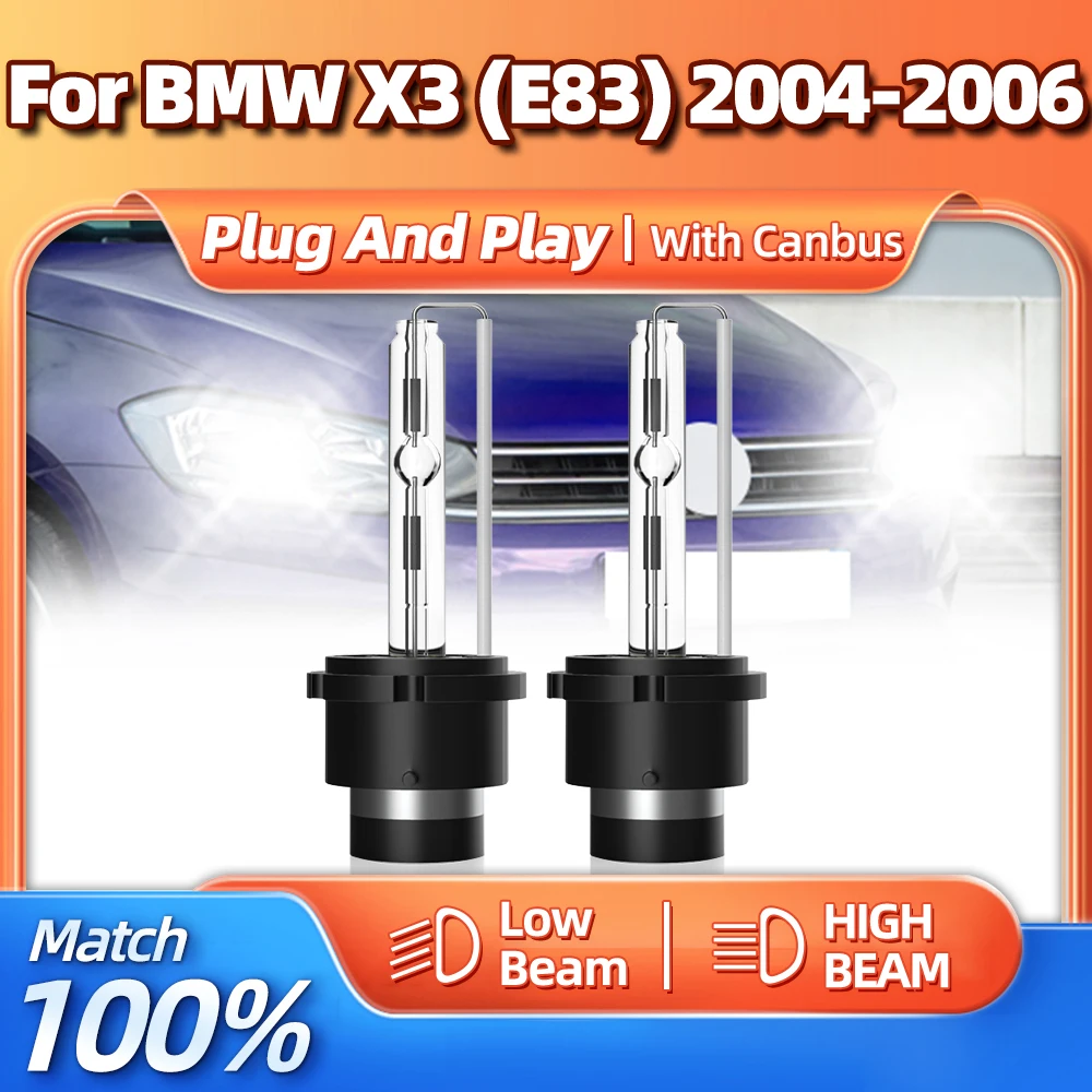 

2 шт., ксеноновые лампы для BMW X3 (E83) 6000 2004 2005