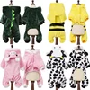 Pet Dog Clothes Soft Warm Fleece Dogs Jumpsuits Pet Clothing for Small Dogs Puppy Cats Hoodies Chihuahua Yorkshire Costume Coats