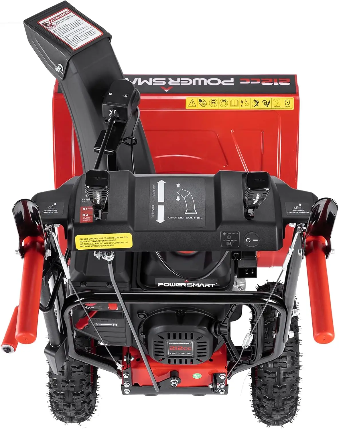 24-Inch 2-Stage Gas Snow Blower with Electric Start & LED Light 6
