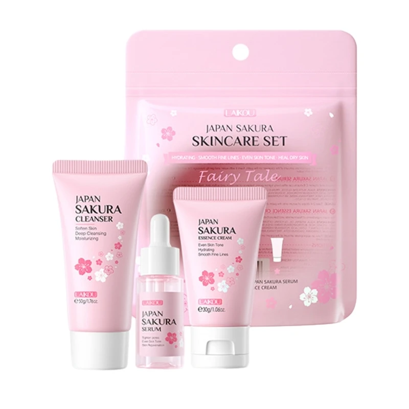 

3pcs/set Gentle Cleansing Care Cleanse Moisturize and Revitalize Your Skin