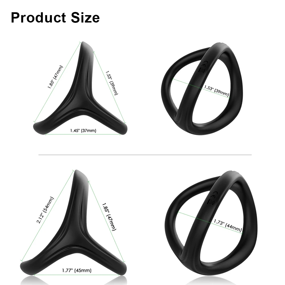 Sex Toys Penis Ring Ejaculation Male Erection Enhancement Massager Lasting Men Gay