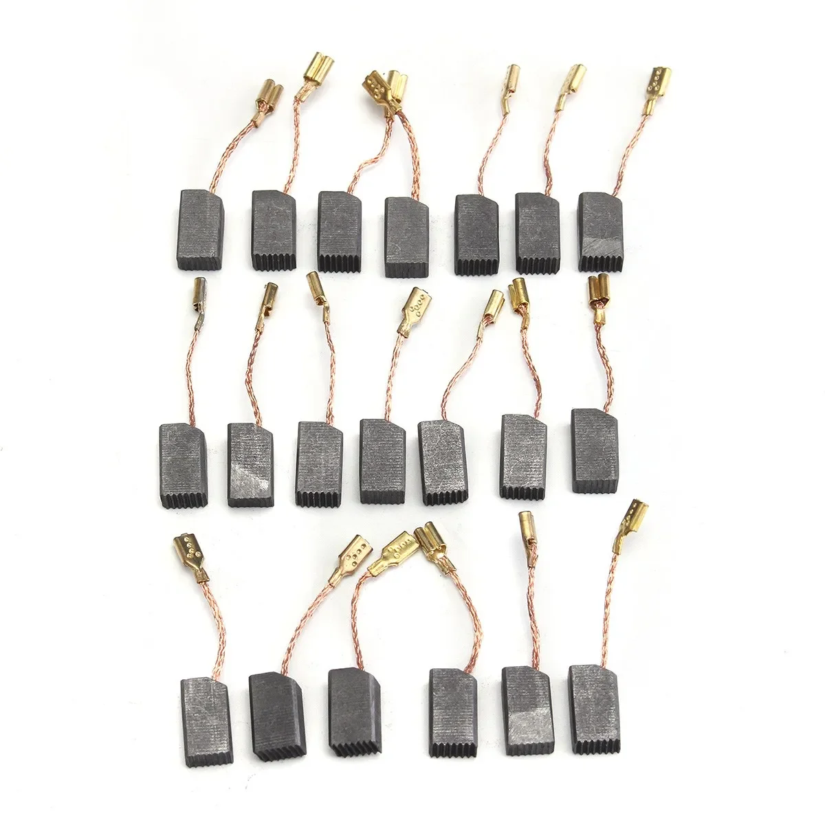 

20 Pcs 13.6 x 7.8 x 6.1mm Motor Carbon Brushes for Dewalt 100mm Angle Grinder
