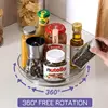 Rotating Storage Box Kitchen Condiment Tray Desktop Cosmetics Perfume Skin Care Products Storage Rack Storage Box Storage Rack 3