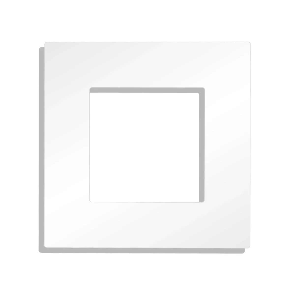 Wall Touch Switch Socket EU Standard Light Wall Touch Switch Socket Outlet Square Hole PC Panel DIY Parts Module