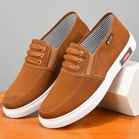 Men Shoes Breathable Canvas Shoes for Youth Student Slip on Walking Sneakers Driving Loafers House Moccasins Work Skate Flats 1