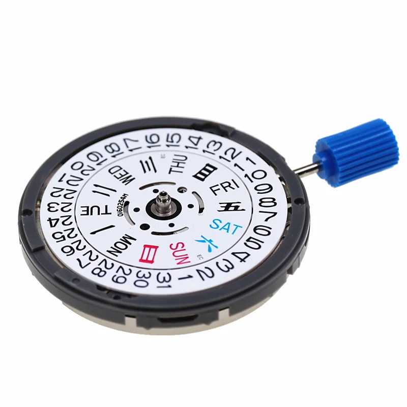 Watch Movement White Nh36a Three-dot Double Calendar Automatic Mechanical Movement At 3 At 3.8 for Skx007 SEIK Watch MODs Dial Repair NH36