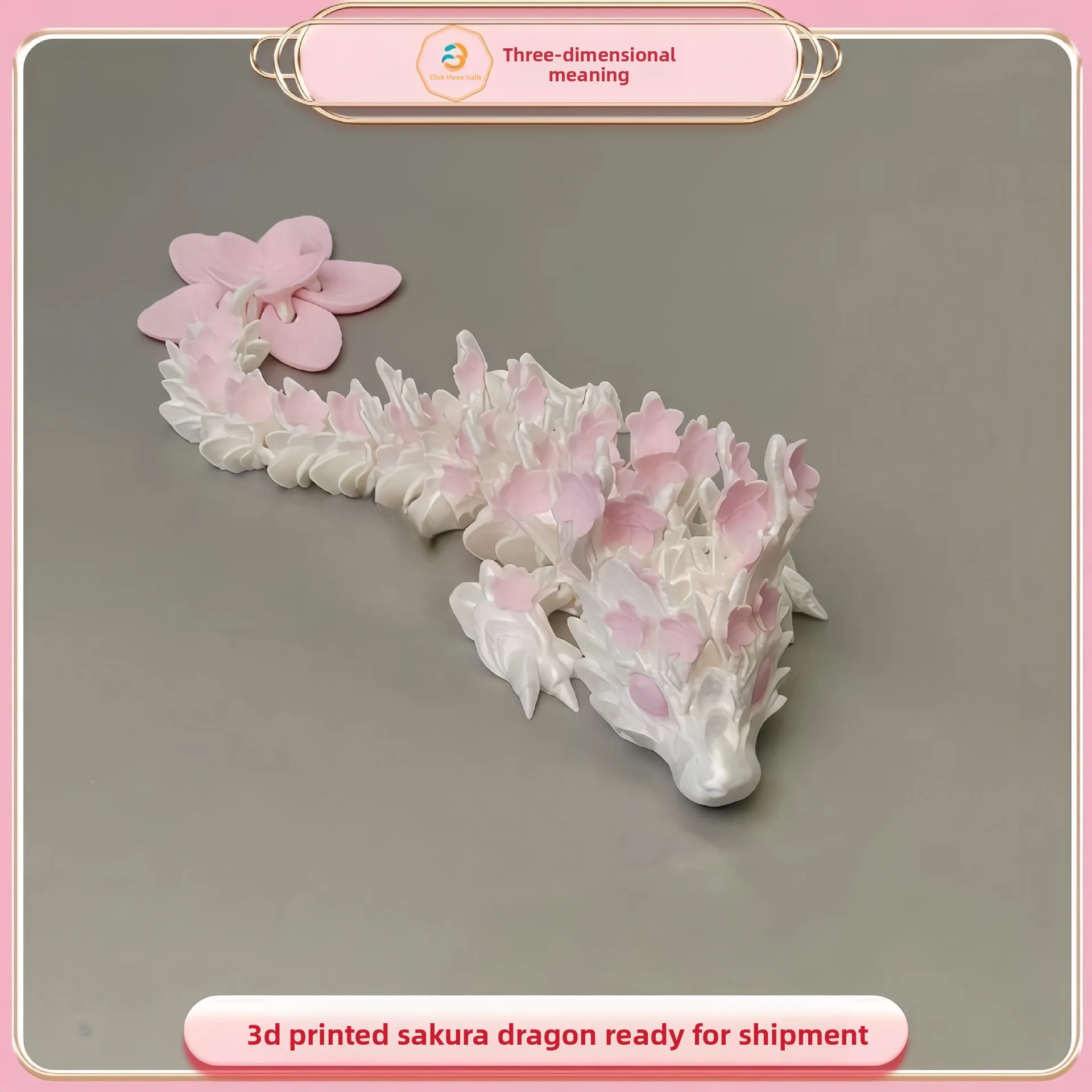 Handmade Chinese Dragon Articulated Figure Home Decor