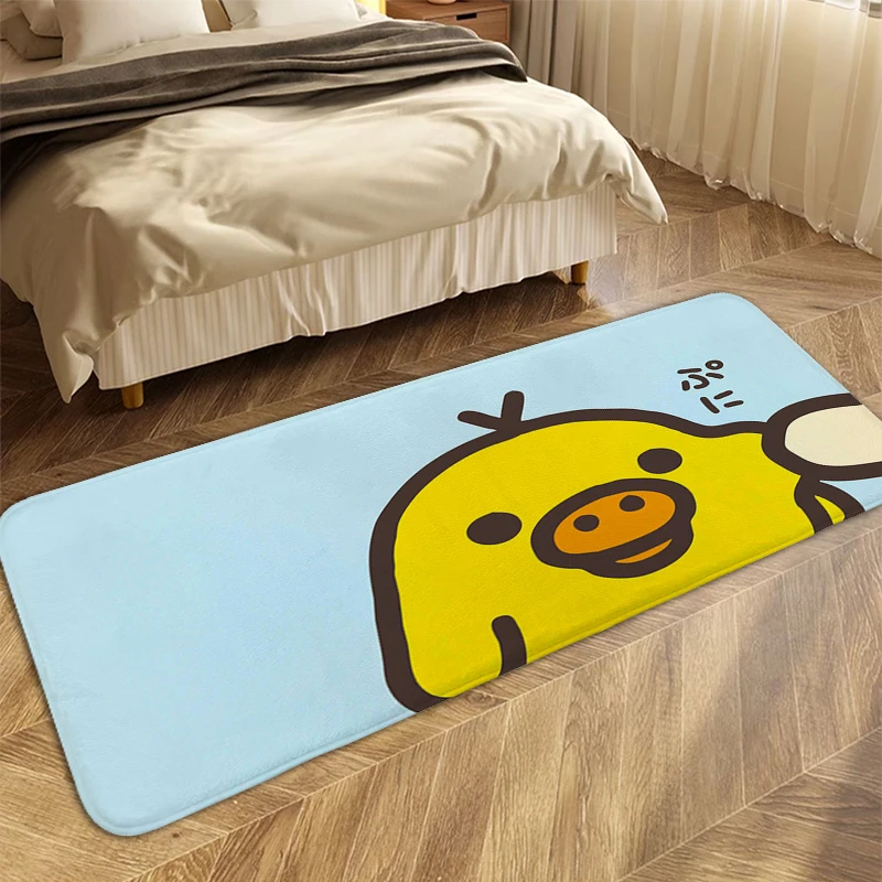 

Children's Bedroom Carpet R-Rilakkuma Entryway Toilet House Entrance Mat Useful Things for Home Custom Living Room Bathroom Rug