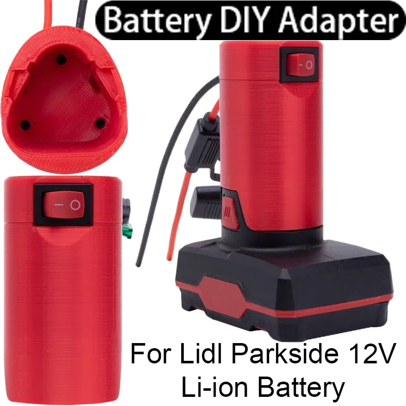 Parkside Dual Quick Battery Charger DIY Adapter For Lidl Parkside 12V  Li-Ion Battery Adapter