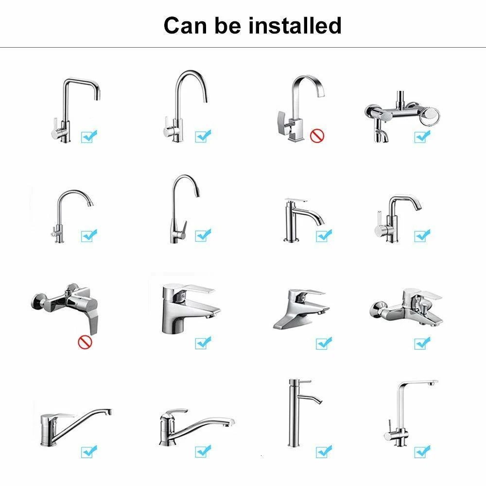 New Faucet Water Filter Remove Chlorine Heavy Metals Filtered Showers Head Soften for Hard Water Bath Filtration Purifier