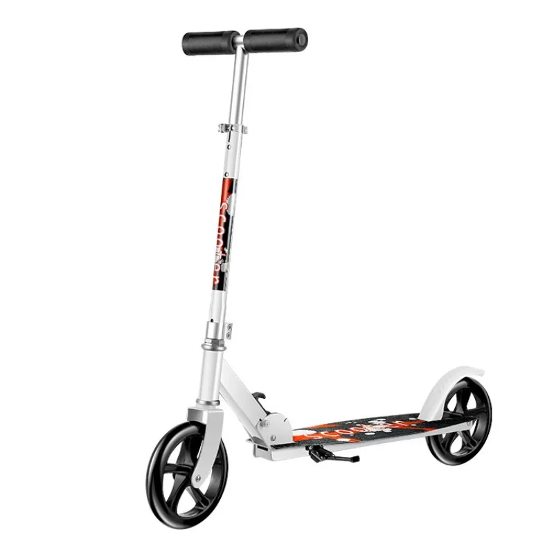 Foldable Scooter for Kid Teen Adult All Iron 200mm Big Wheel City To Work Campus Foot