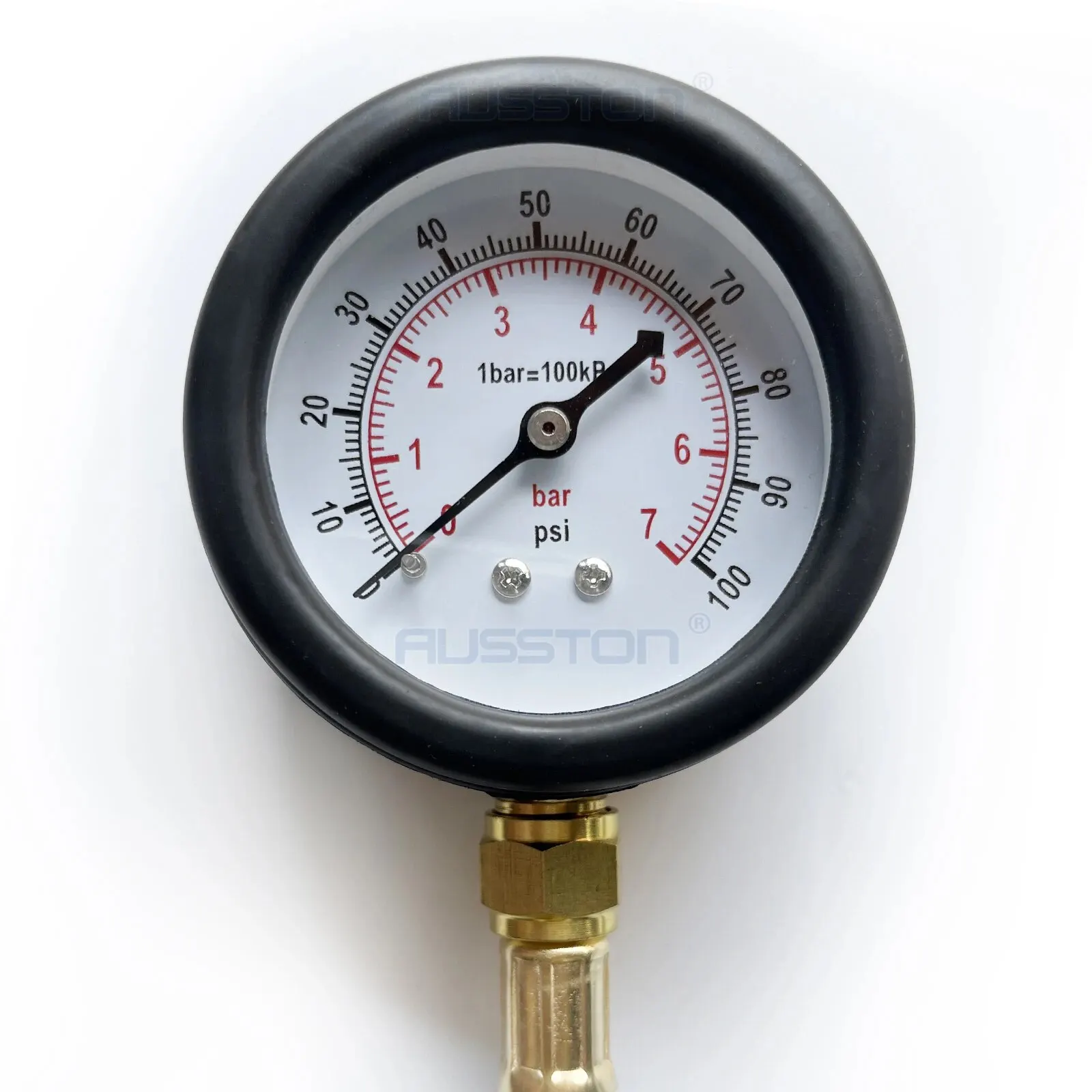 Manómetro De Presión De Combustible Para Coche | Con Adaptador, Medición Precisa PSI, Para Monitoreo Del Motor