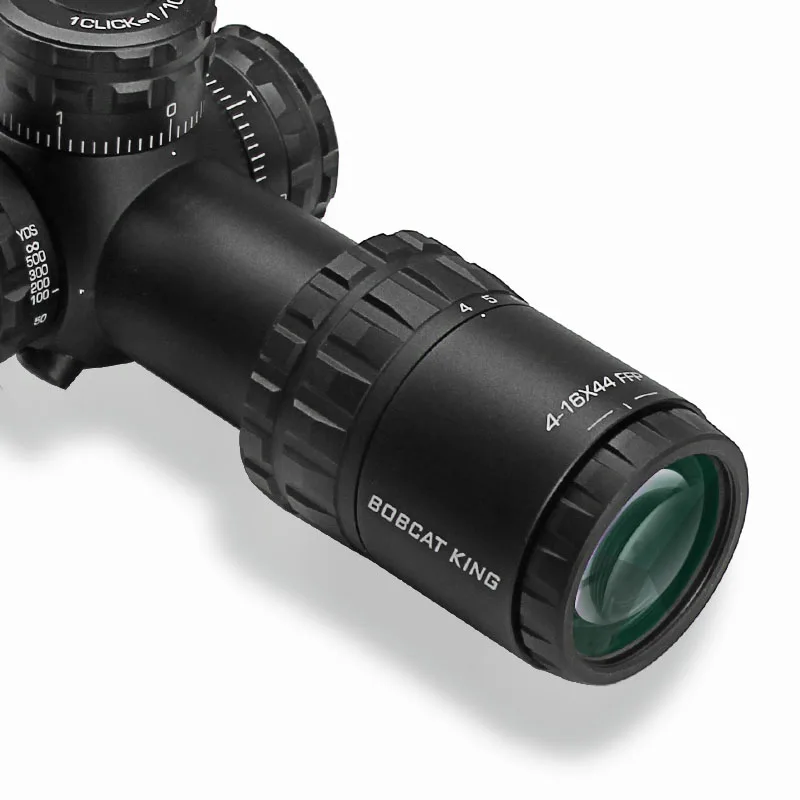 Bobcat King HD 4-16X44 FFP First Focal Plane Side Parallax Riflescope Hunting Tactical Etched Glass Optical Sight Sniper Scope