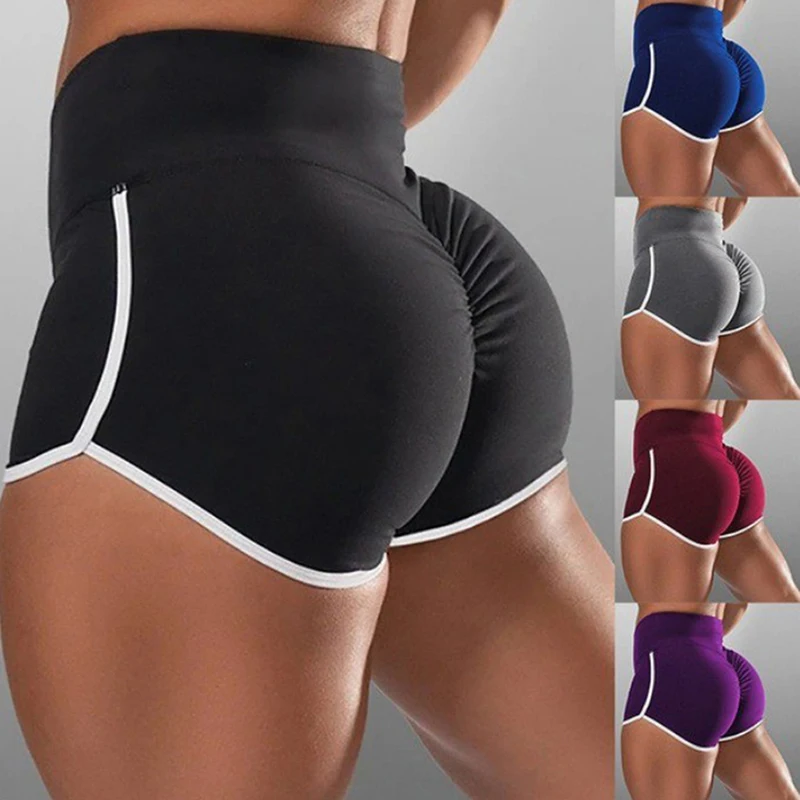 

Women Yoga Sports Shorts Summer Running Sexy Shorts Leggings High Waist Short Pants Fitness Jogging Clothing