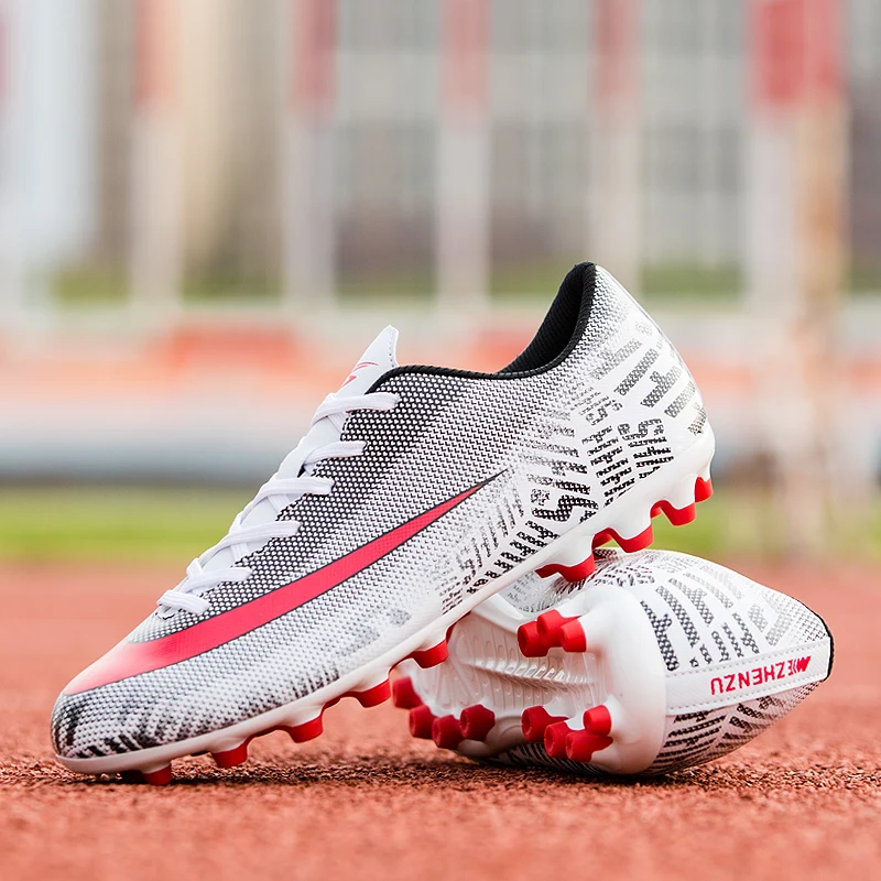 

Men Soccer Shoes Football Boots Male Adult Match Sneakers Wear-Resistant Top Quality Indoor Long Spikes Professional Unisex Soft