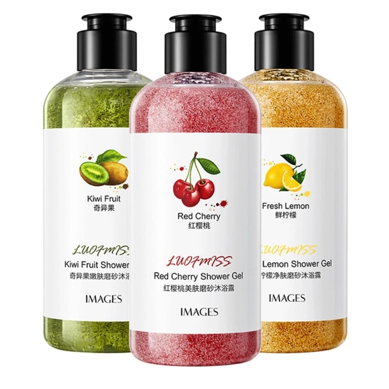 300ML Frosted Shower Gel For Women Body Wash Lotion Deep Cleansing Men Shower Gel Bath Foam Skin Moisturizing