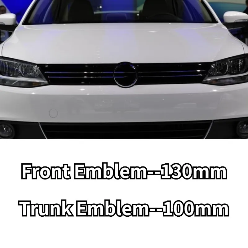 100/130mm for VW Jetta MK6 2011 2014 Car Logo Accessories ABS Auto