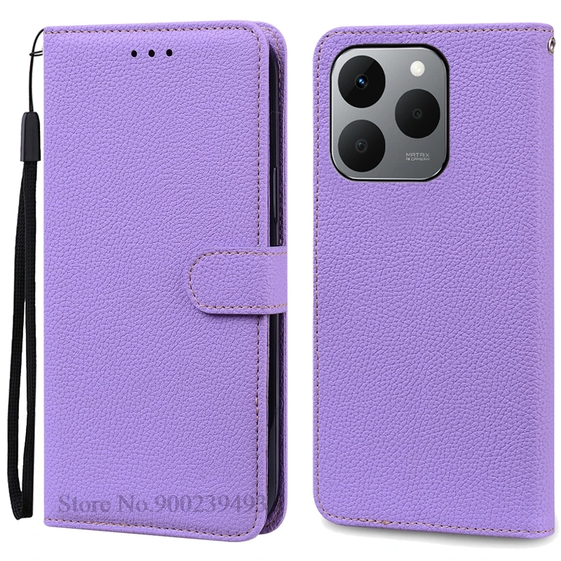 Luxurious Leather Flip Wallet Case - Protective Book Cover and Shell