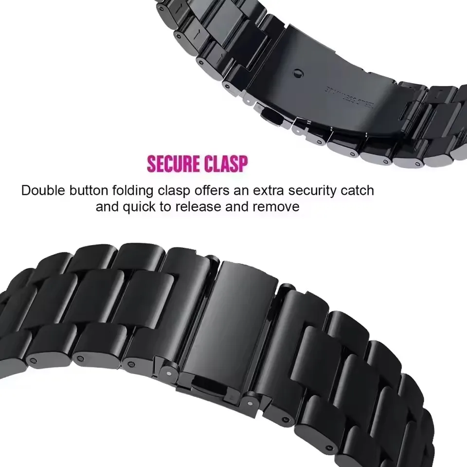 Elegant Stainless Steel Metal Wristband Bracelet