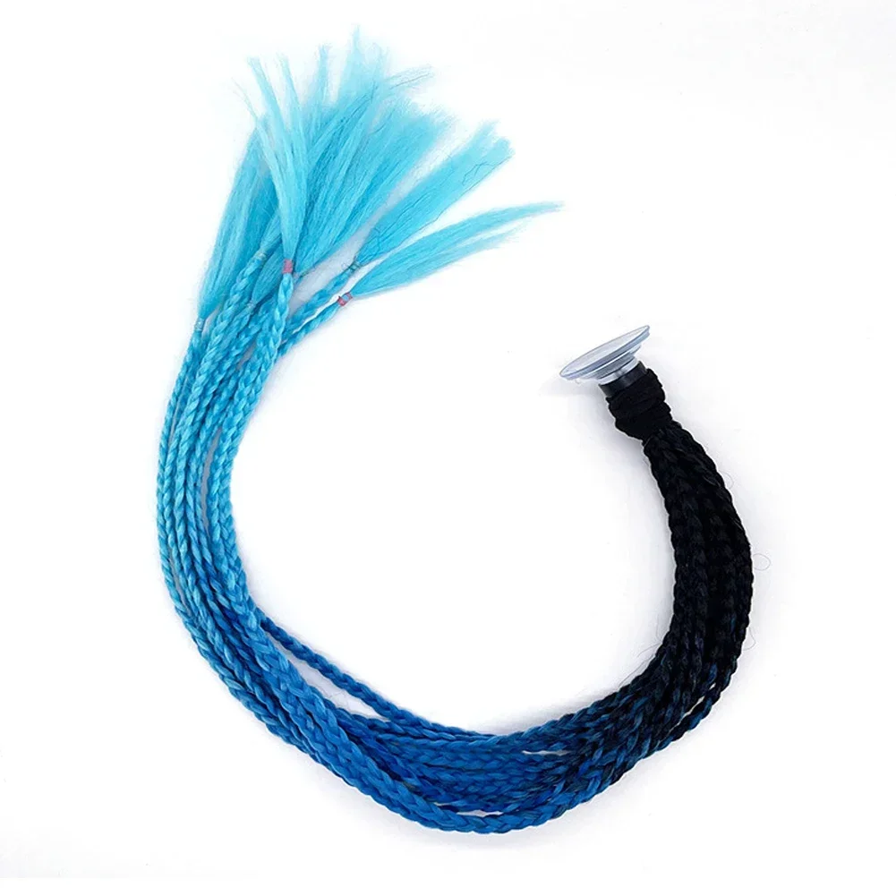 thumbnail image 1 of Nuevas trenzas para casco de 24 pulgadas, coletas para casco de motocicleta, coletas para casco de moto, trenzas para mujeres, hombres y niños, 1 of 5