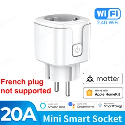 Matter WiFi Smart Plug 16A/20A EU - Intelligent Power Outlet for Smart Home Integration