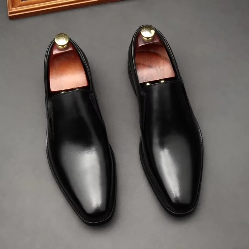 Shoes for men, dress shoes, shoes for men with ,wedding shoes,English style, round head, large size 46