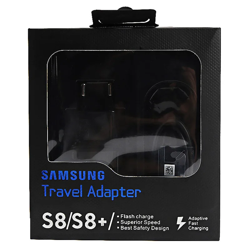 quick charge 2.0 Samsung S10 S9 S8 Plus Fast Charger Power Adapter 9V 1.67A Quick Charge Type C Cable For Galaxy A70 A50 A30 S A31 A51 Note 7 8 9 charger 100w Chargers