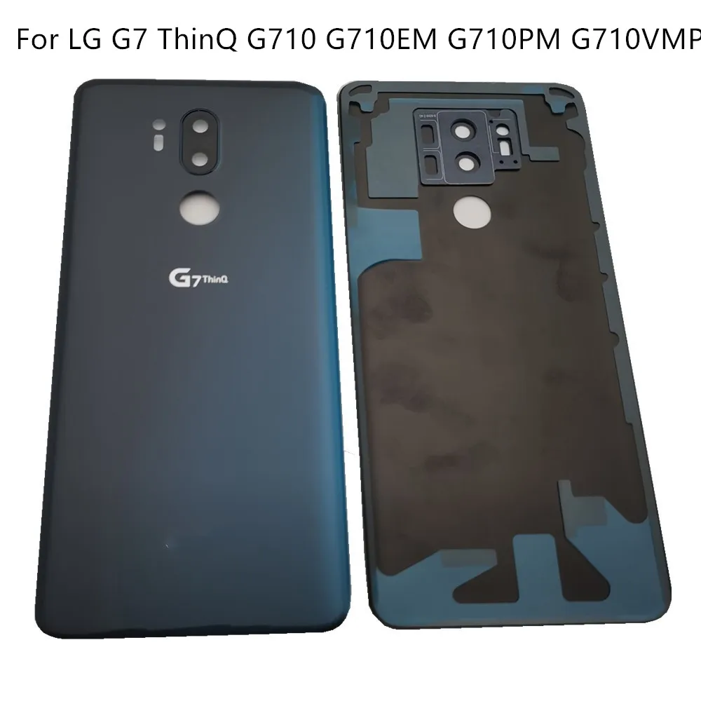 Фото Чехол для LG G7 ThinQ, задняя крышка аккумулятора, задняя крышка для LG G7 LCD G710 G710EM G710PM, задняя крышка с объективом камеры №1