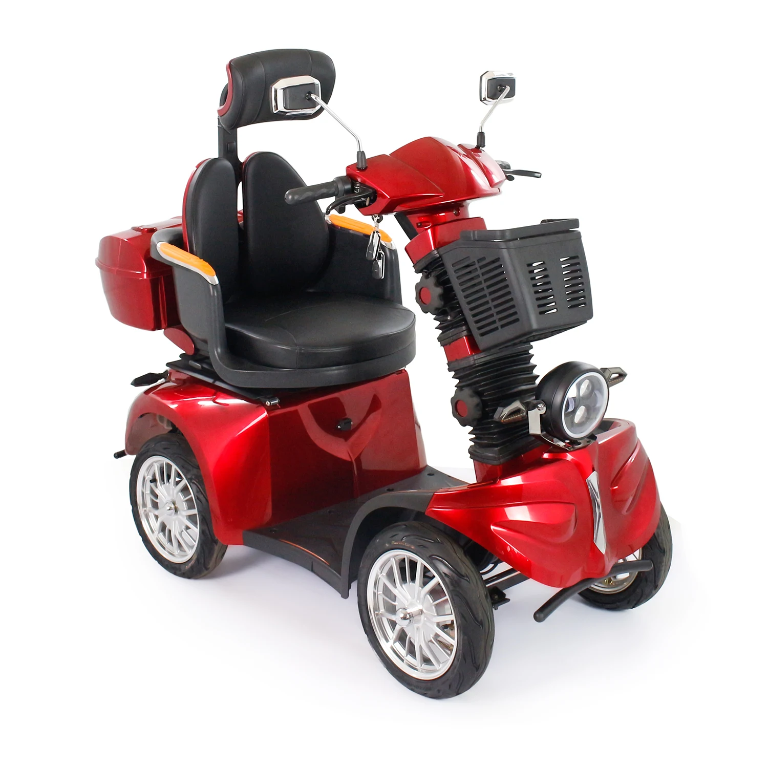 

1000W Heavy Duty Safe and Stable Handicapped Seniors Disabled 4 Wheel Electric Mobility Scooters for Elderly