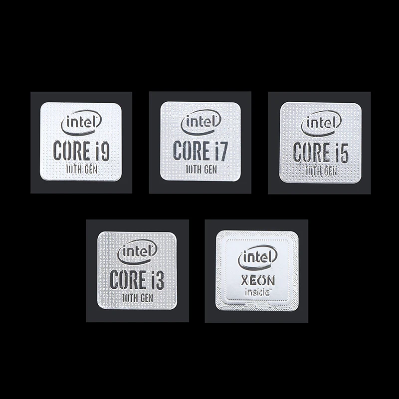 Adesivo Intel Core I5 – Decalcomania Etichetta Per Computer Laptop PC, Rosso