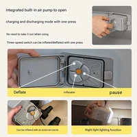 Новый надувной матрас для 2 человек, складной матрас для кемпинга, дома, воздушная подушка, 48 см, высокая кровать, ленивый уклад, мягкий, приятный для кожи — изображение 3