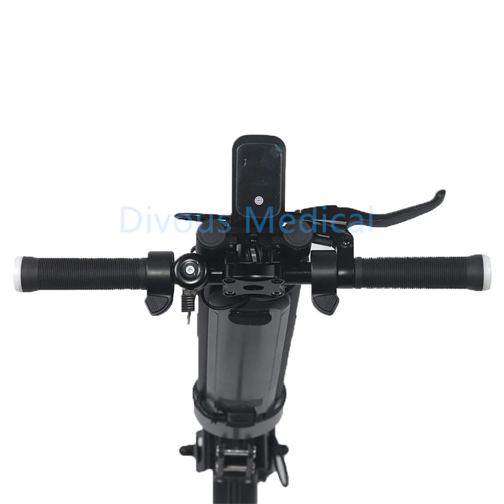 New Disabled 8Inch Inflatable Tires Wheelchair Trailer Ultra-light Electric Handbike Handicapped Handcycle for Adult 3