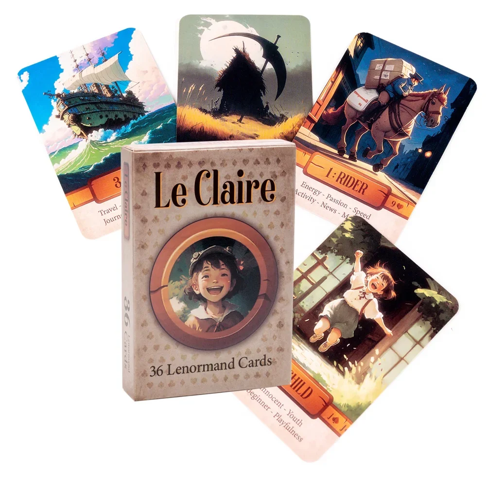 Symnastic Le Clair Lenormand Card Playing New Tarot Oracle Card Games Magick Decks Lenormand