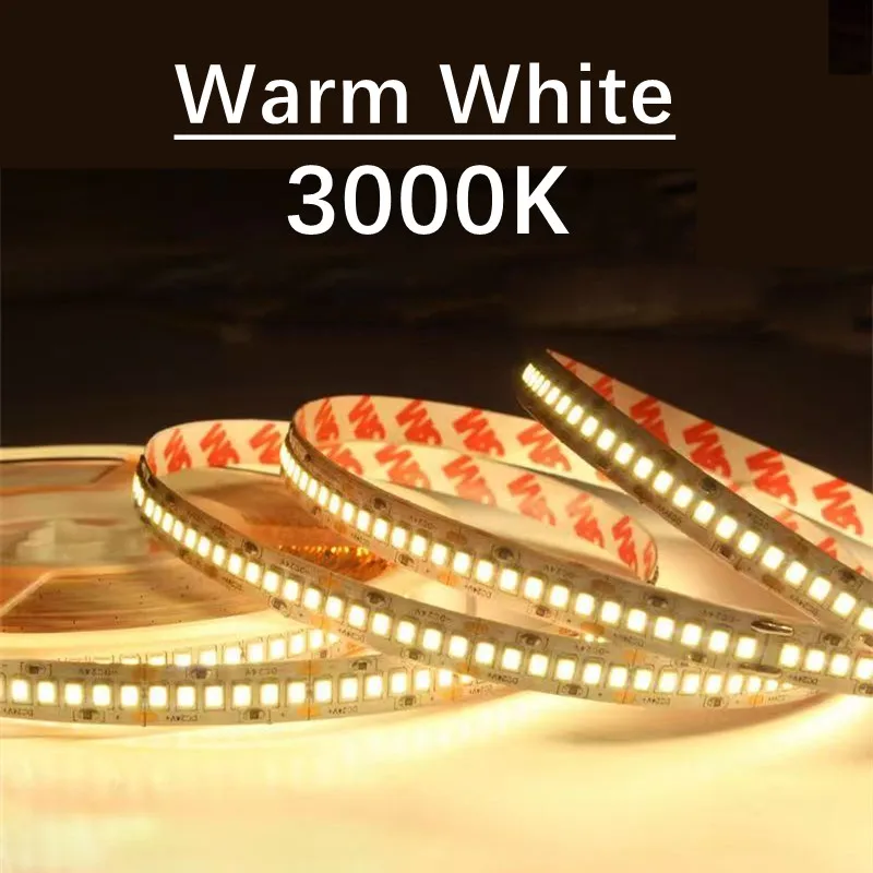Enhanced LED Strip Light | Flexible Ribbon with 240 LEDs/M | Warm, Natural, Cold White Illumination | Indoor Lighting Solution
