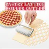 3 Size Selection High Quality Pie Pizza Cutter Pastry Bakeware Embossing Dough Roller Lattice Cake Tools Plastic Baking Tool 3