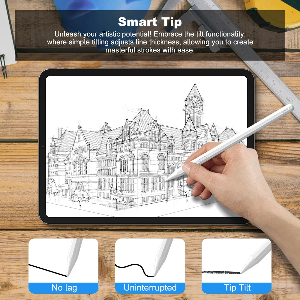 Rejeição Palm, Apple Pencil 2, Apple iPad