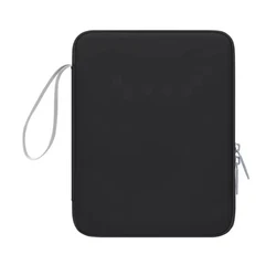 Shockproof Tablet Sleeve Bag and Handbag with Multi Pockets, 12.9 Inch Cover - 12.9inch (Black)
