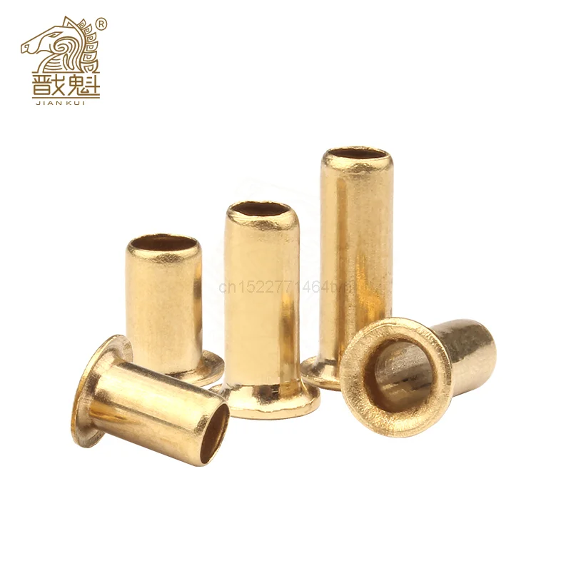 M0.9 M1.3 M1.5 M2 M2.5 M3 M4 Tubular Rivets Double-sided Circuit Board PCB Nails Copper Hollow Rivet Nuts GB876