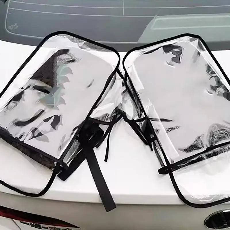 

Motorcycle Handlebar Rain Cover Transparent Windproof Handlebar Mittens Motorbike Waterproof Handlebar Cover for rain Protection