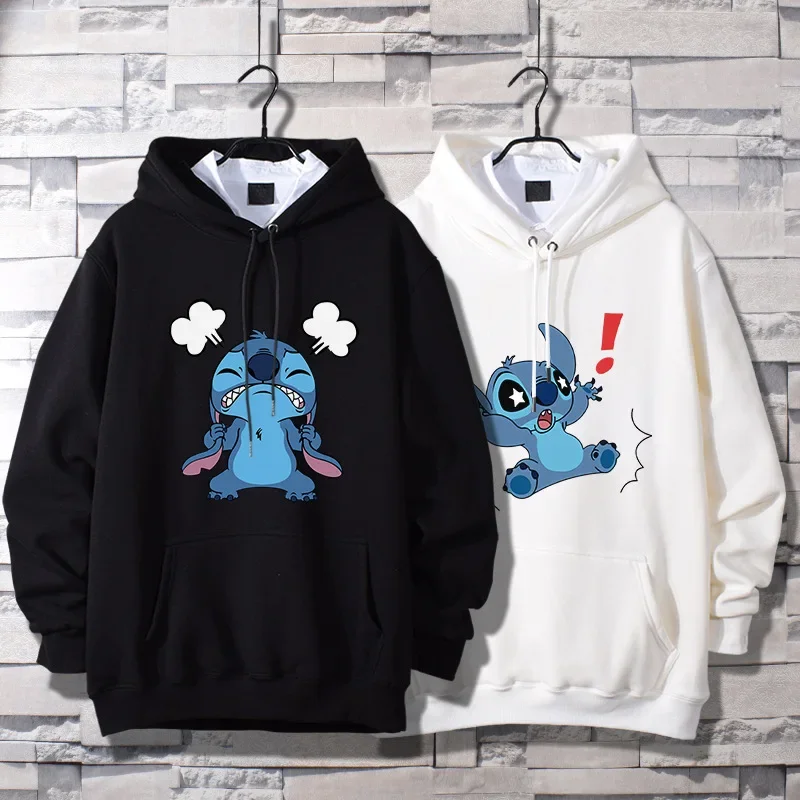 Stitch Clothes Disney Hooded Couple Sweater Men's and Women's