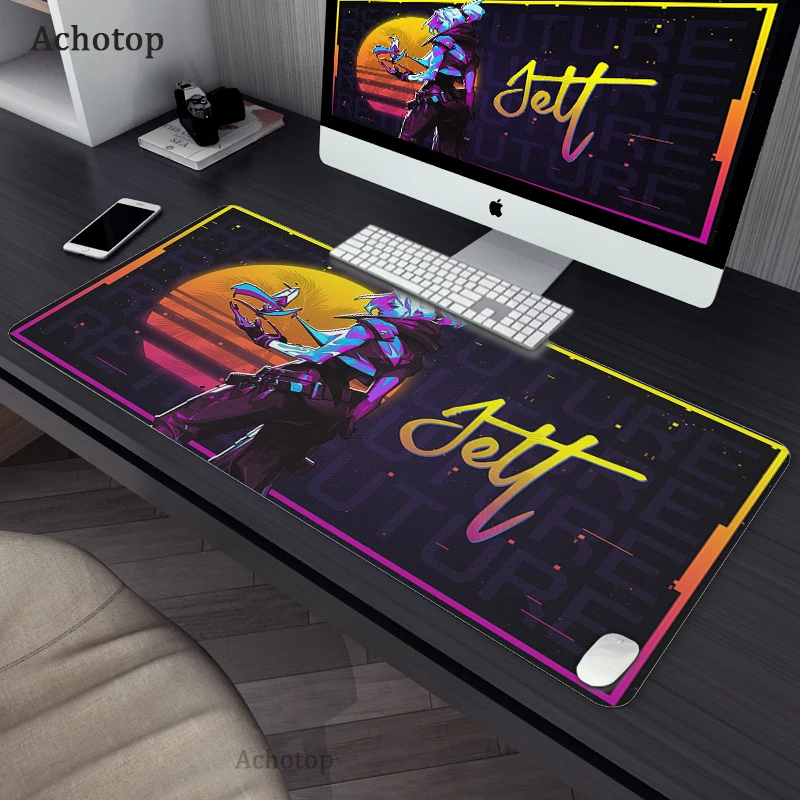 

Hot Anime Valorant Mouse Mat Cute Gaming Pad Gamer XXl Mousepad Desk Mause Large Computer Gamers Accessories Large Mausepad Pads