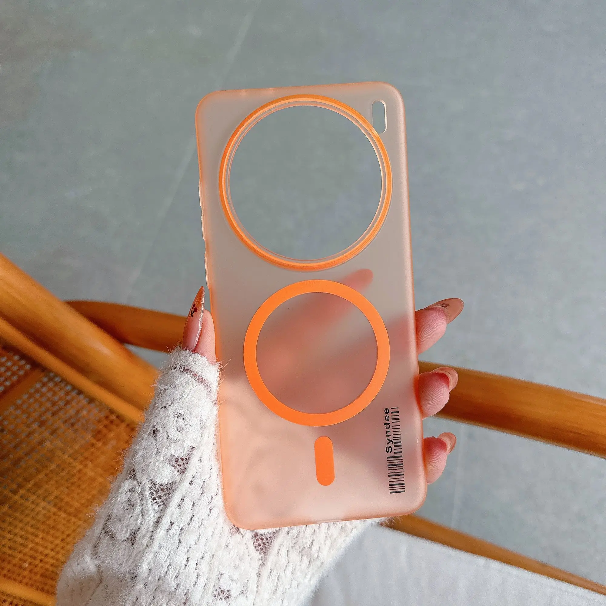 Simple Colorful Translucent Matte PC Shockproof Bumper Case Cover