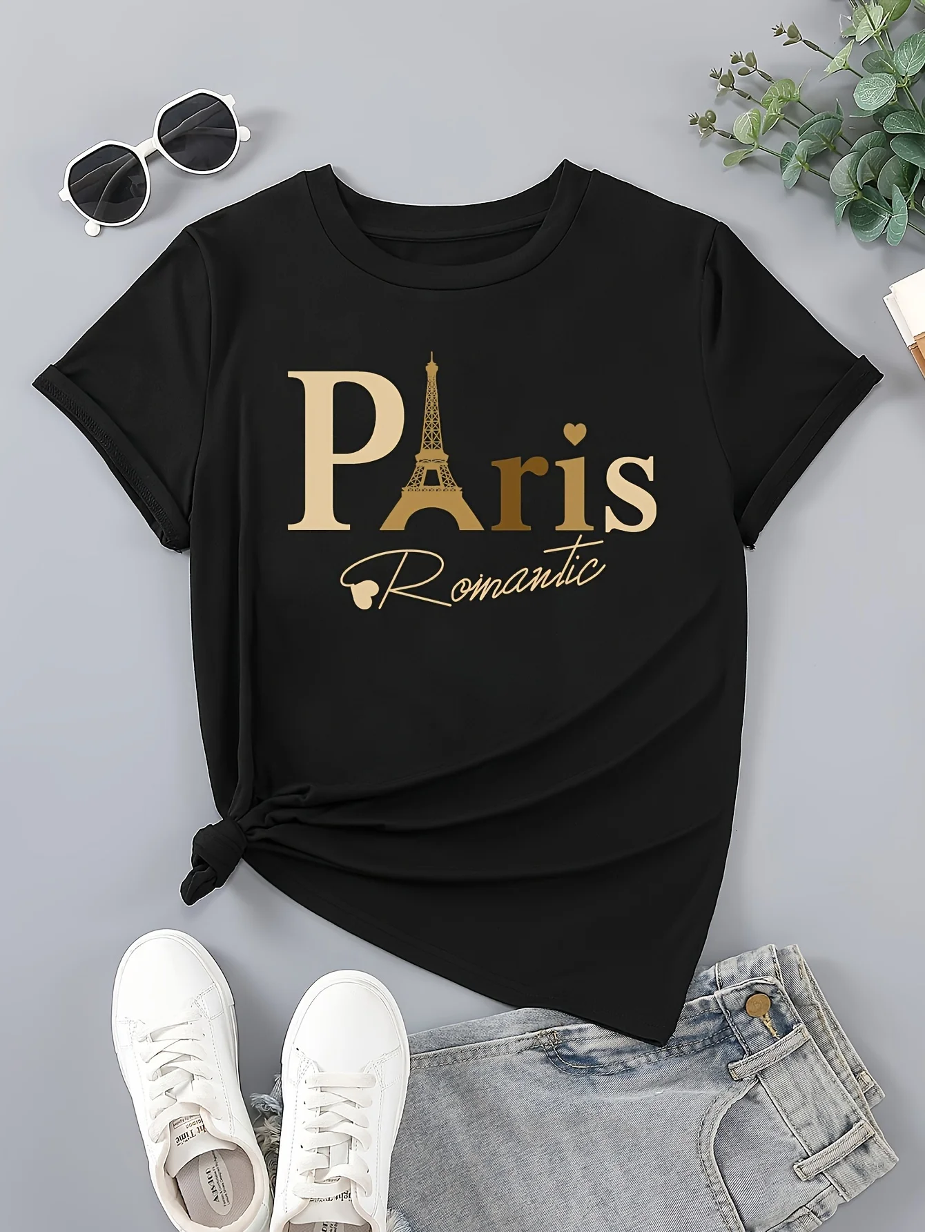 Parisian Railing 4 Womens T-Shirt